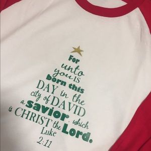 Christmas baseball tee! 🎄